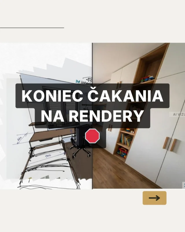 AI v interiérovom dizajne? Väčšinou je to len drahý klam. ❌

Vidíš tie nádherné vizualizácie na IG a Pintereste? Vyzerajú super, až kým sa podľa nich nepokúsiš niečo postaviť. Potom zistíš, že AI „halucinovala“ – nábytok nesedí, ergonómia neexistuje a centimetre lietajú v lufte.

Pekný obrázok ti domov nepostaví. Presná skica áno. 🧠

V 3Dinterier.sk som spojil 17 rokov inžinierskej praxe s technológiou roka 2026. Výsledok? Tento hybridný proces, ktorý vidíš v karuseli:

1️⃣ 3D SKICA: Moja logika a presnosť. Každý detail má svoje miesto a zmysel. 2️⃣ AI TRANSFORMAČIA: Okamžitý fotorealistický vizuál bez týždňov čakania na rendery.

Prestaň čakať mesiace na niečo, čo môžeme mať vyriešené za pár dní. 🚀

Chceš vidieť, ako som takto „upratal“ novú detskú izbu a ako presne tento proces funguje?

👇👇👇 Napíš do komentára slovo IZBA a ja ti okamžite pošlem link na celý projekt do správy!